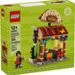 LEGO Restaurants of the World Mexico - 327-Piece Taco Shop Taqueria Building Set, Minifigure & Cactus, Collectible Food Display Model Gift - 40907