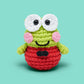 The Woobles Hello Kitty Crochet Kit - Beginners Wooble Crochet Animal Kit Crafts with Easy Peasy Yarn as seen on Shark Tank - with Step-by-Step Video