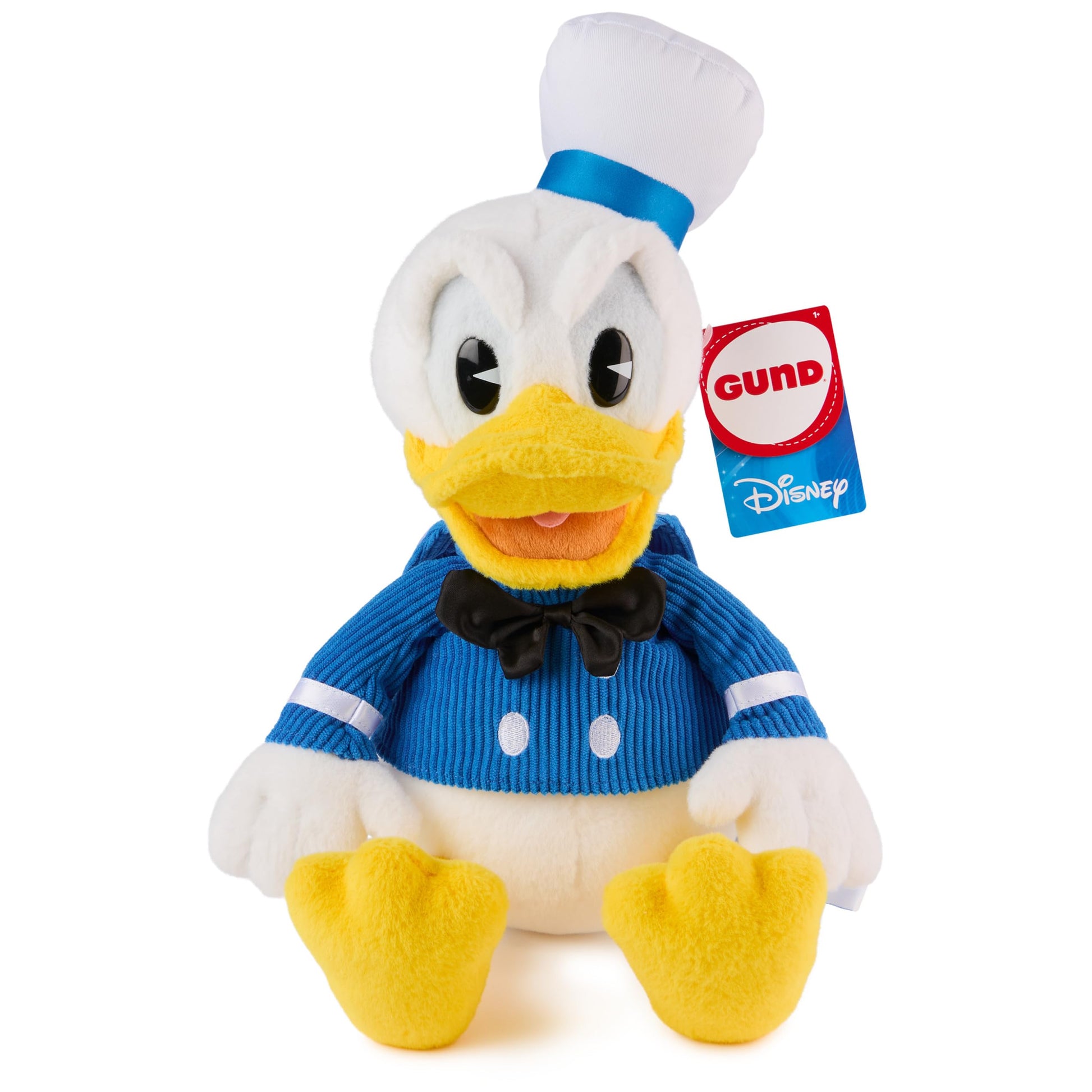 GUND Disney Official Donald Duck 14-Inch Deluxe Plush Toy for Ages 1+