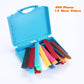 CALPALMY (800 PCS Wax Sticks for Kids, Bendable Wax Yarn Sticks - 13 Neon Colors Doodle Stigs Travel Kit - DIY Crafts and Home Partty, School Project