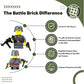 Battle Brick 1.6 Inches Tall Collectible German WW2 MP40 Soldier Custom Collectible Minifigure | Genuine Military Minifig | Printed in The USA | World