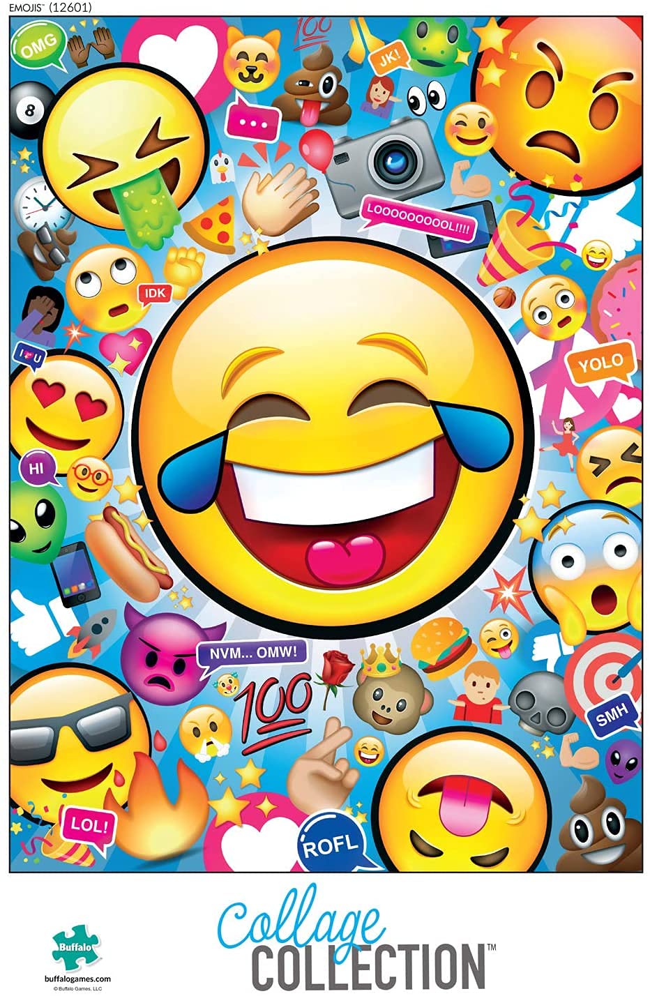 Buffalo Games - Buffalo Games - Emojis - 1000 Piece Jigsaw Puzzle for Adults Challenging Puzzle Perfect for Game Nights - Finished Puzzle Size is