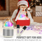 Karaoke Machine for Kids Adults Unique Astronaut Shape Portable Bluetooth Speaker with Wireless Microphone Home Party KTV Birthday for Girls Boys