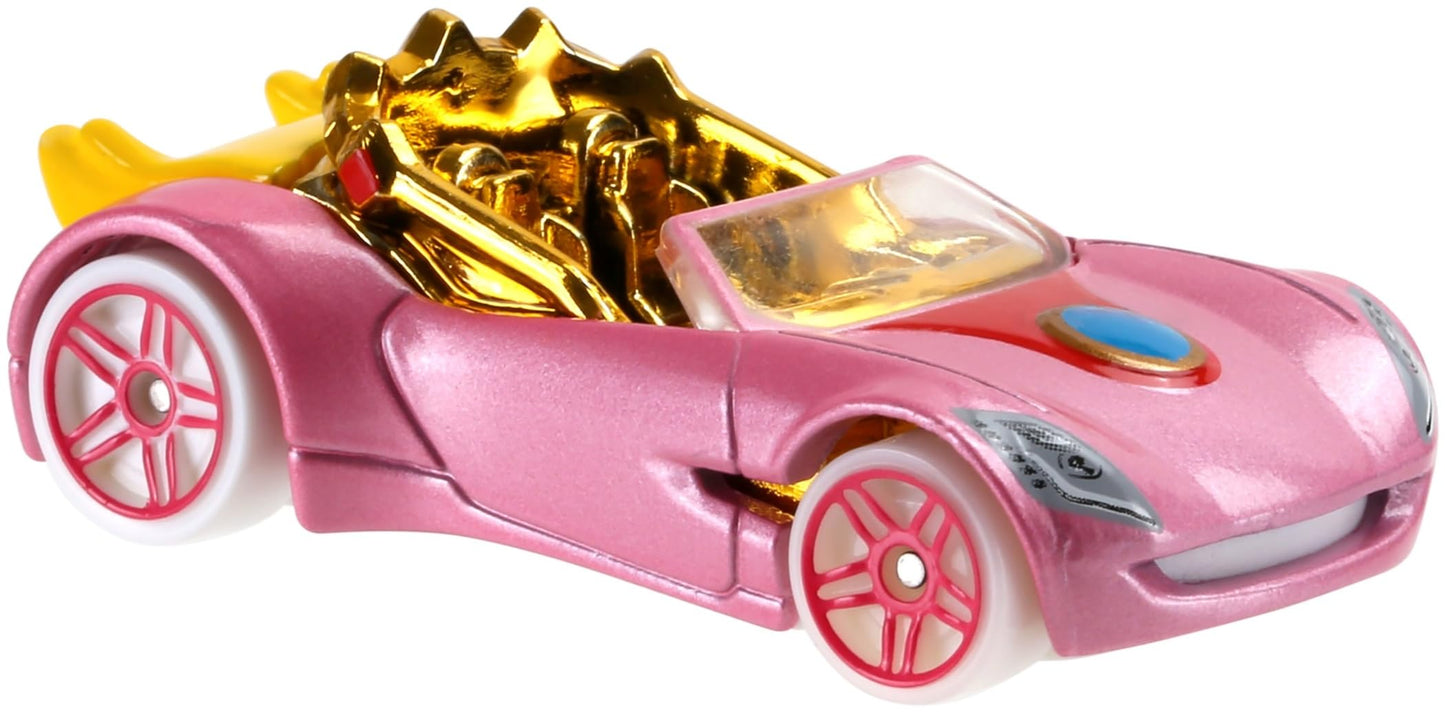 Hot Wheels Super Mario Character Cars Princess Peach Vehicle 4/7