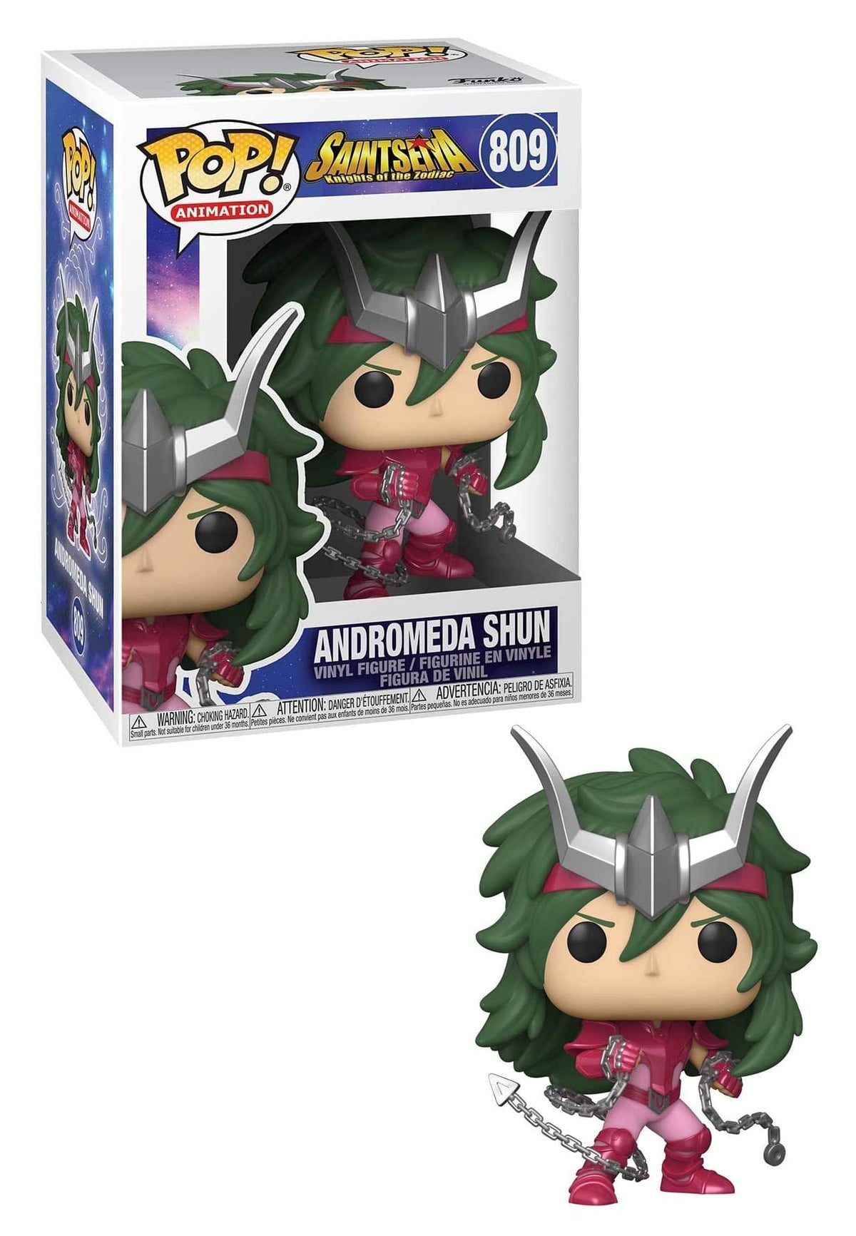 Funko Pop! Animation: Saint Seiya - Andromeda Shun, Multicolor