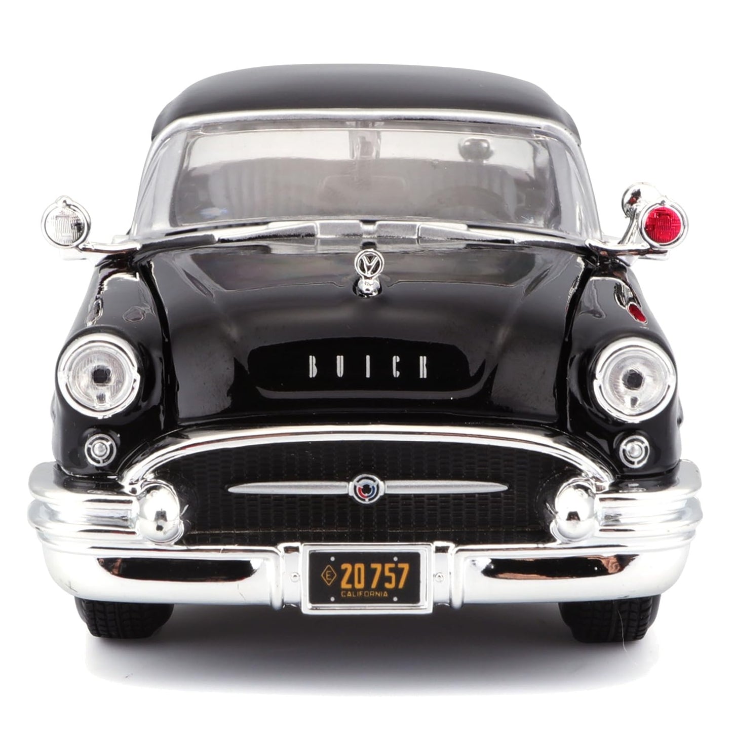 Maisto 1:26 Scale 1955 Buick Century Diecast Vehicle (Styles May Vary), Black, White
