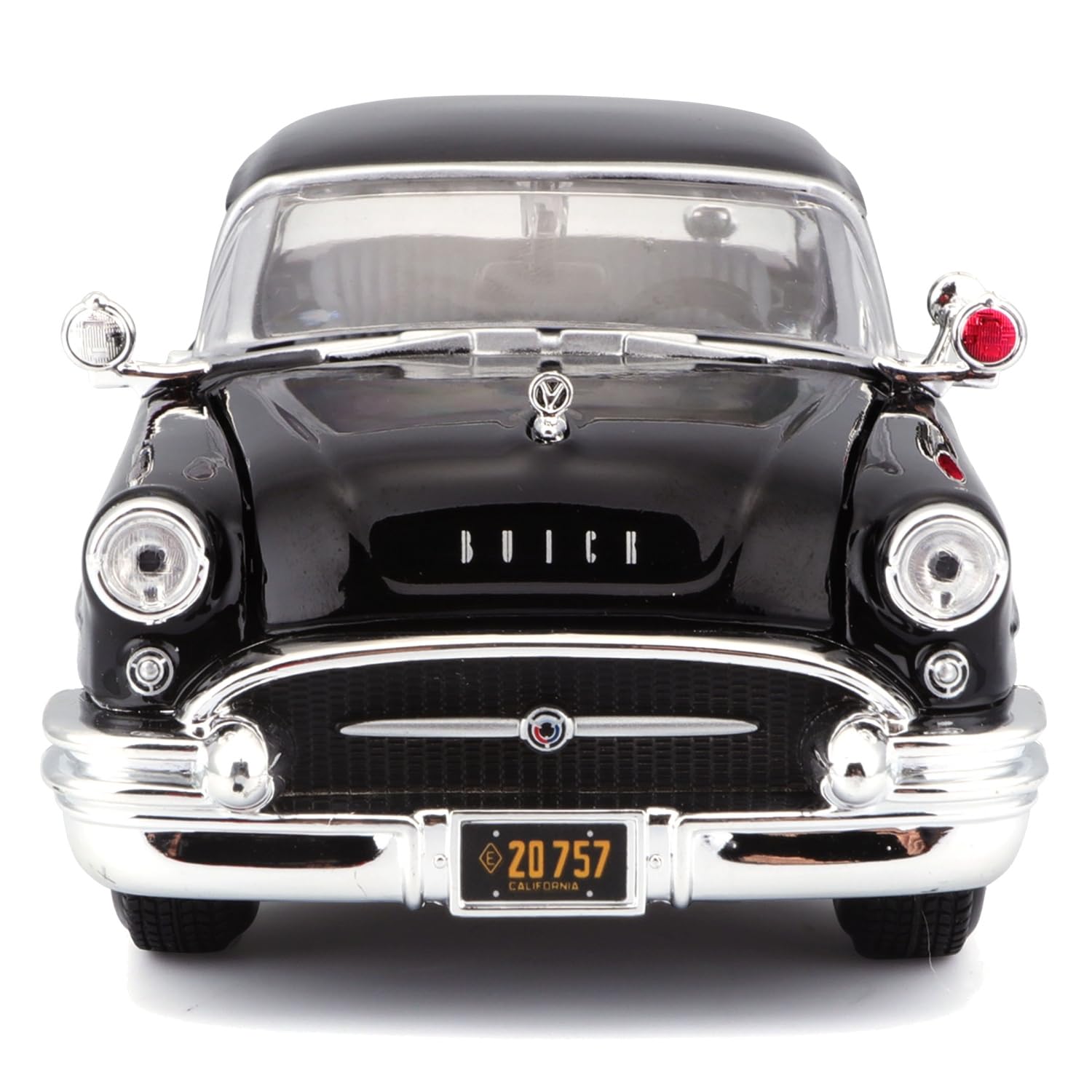 Maisto 1:26 Scale 1955 Buick Century Diecast Vehicle (Styles May Vary), Black, White