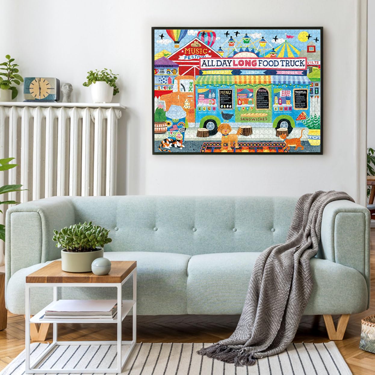 Buffalo Games - All Day Long Food Truck - 1000 Piece Puzzle for Adults