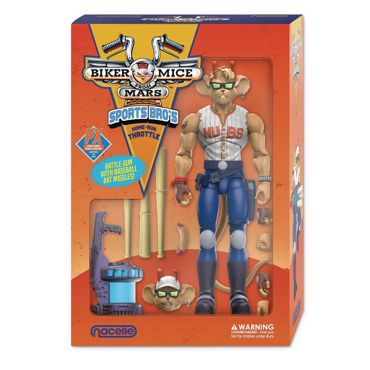 Biker Mice from Mars: The Sports Bro’s Throttle Previews Exclusive Action Figure