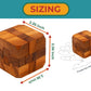 BSIRI Games Gifts and Brain Teaser Puzzles for Adults Classic Diamond Cube Puzzle Wooden 3D Puzzle Games to Challenge Mind for Fun and Educational