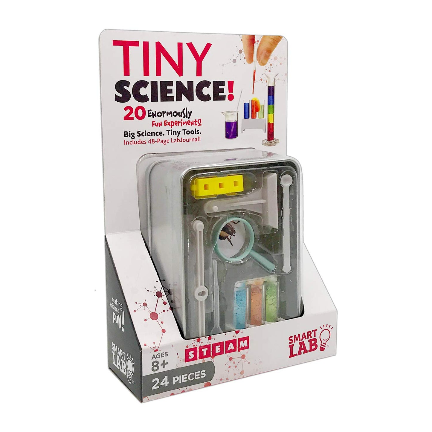 SmartLab Toys Tiny Science - 20 Enormously Fun Experiments. Big Science. Tiny Tools.