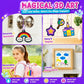 AGENTLAN Magic Puffs 3D Art Kit, Unicorn & Princess Craft kit for Kids 3-8