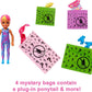 Barbie Color Reveal Small Doll & Accessories, Neon Tie-Dye Series, 6 Surprises, 1 Chelsea Doll (Styles May Vary)