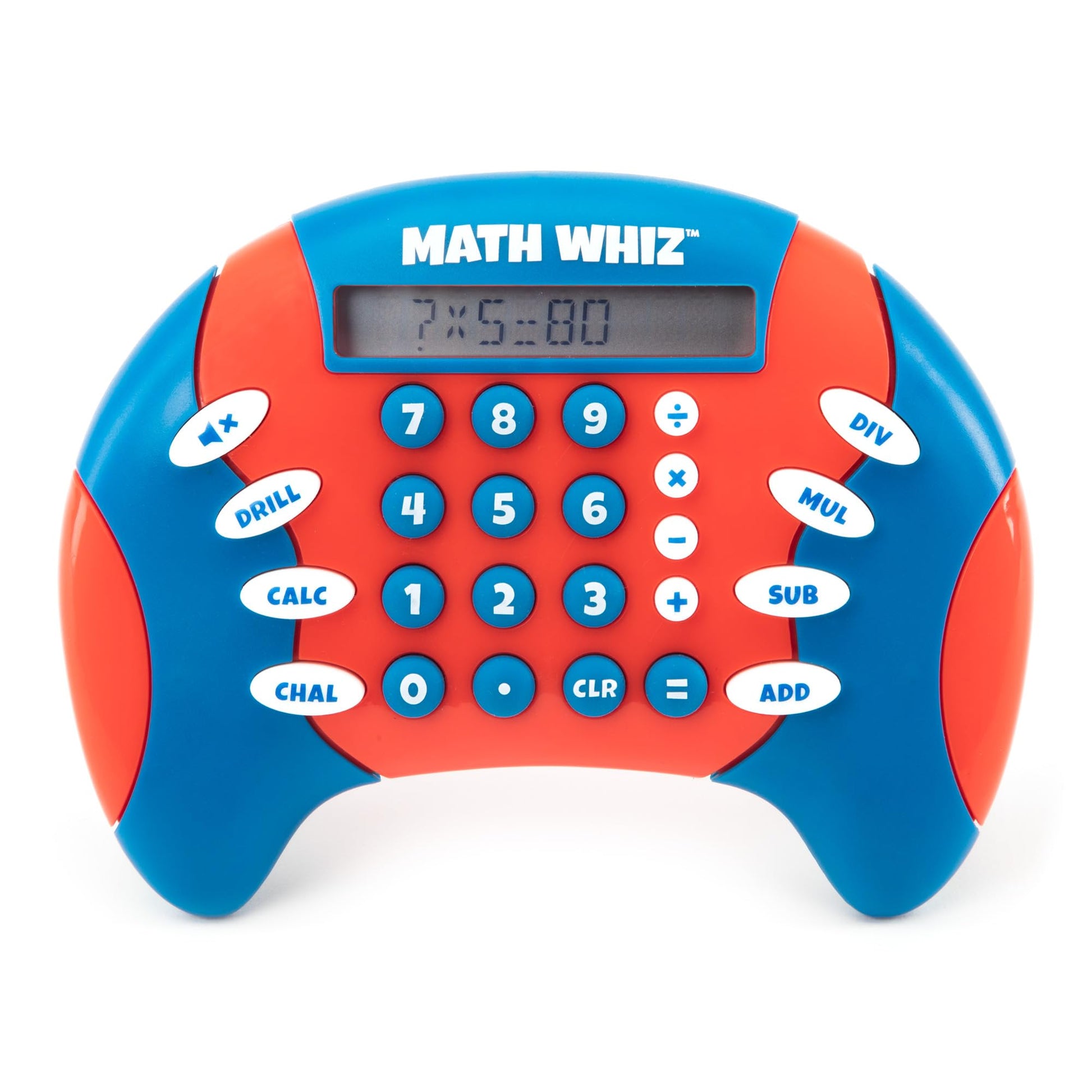 Educational Insights Math Whiz - Electronic Math Games for Kids Ages 6-8, Handheld Math Game, Addition and Subtraction Toys, Multiplication