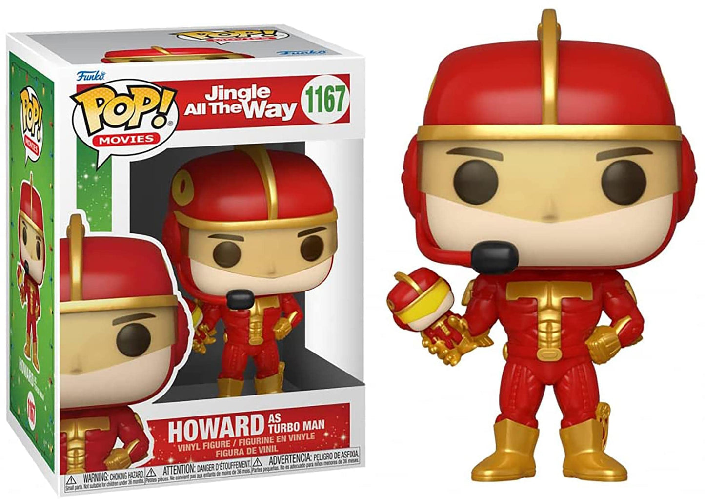 Funko Pop! Movies: Jingle All The Way - Howard as Turbo Man