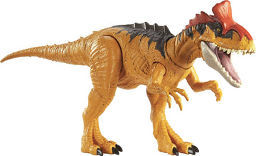 Jurassic World Toys Sound Strike Cryolophosaurus Figure with Strike and Chomping Action, Realistic Sounds, Movable Joints, Authentic Color and