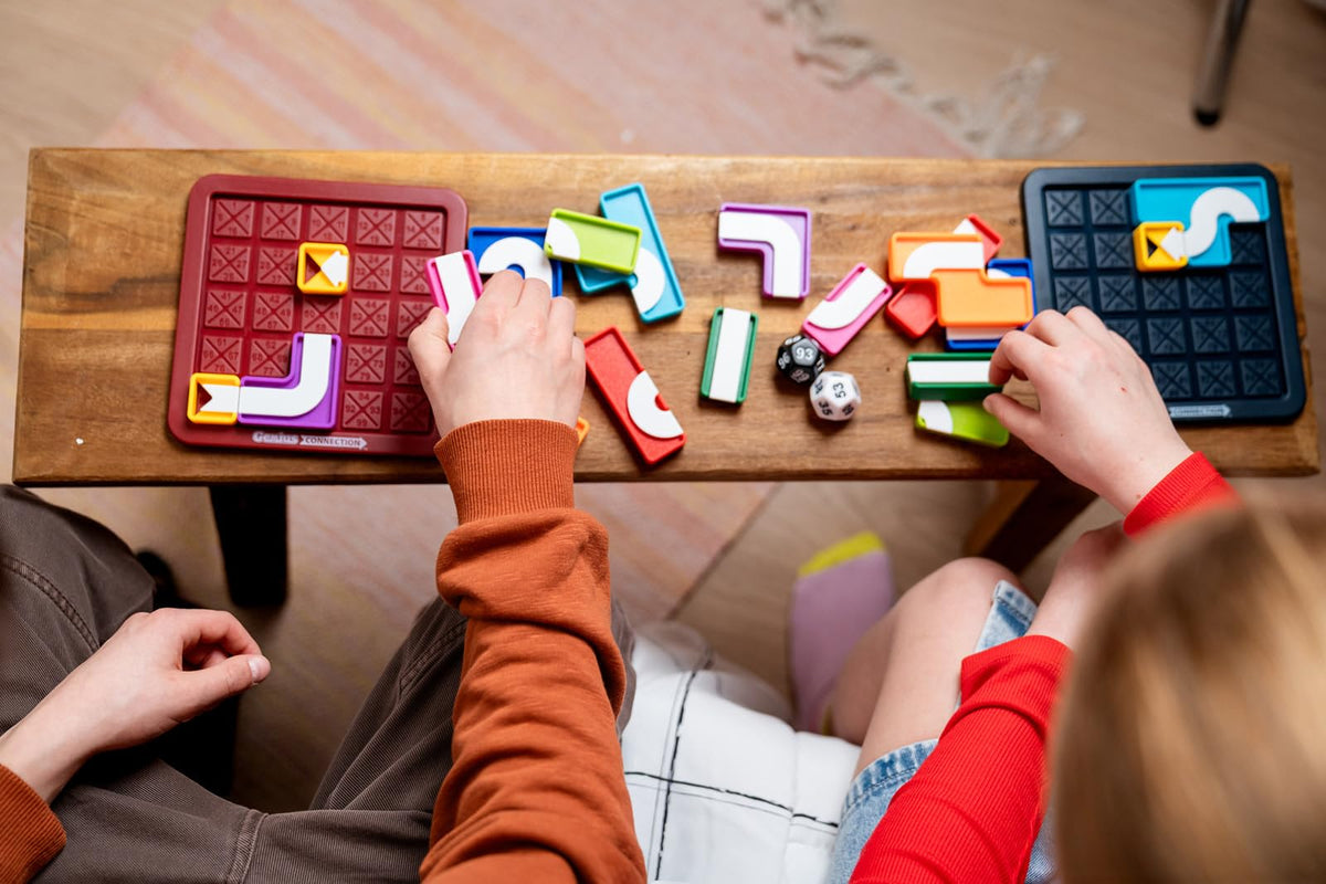 SmartGames Genius Connection - Roll & Race 2-Player Game, Ages 8+