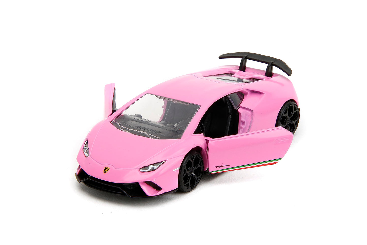 Jada Pink Slips 1:32 W1 Lamborghini Huracán Performante Die-Cast Car, Toys for Kids and Adults(Glossy Pink)