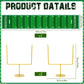 3 PCS Metal Football Goal Post Decoration Football Table Decor Football Field Goal Post Decoration Football Table Decorations for Football Theme