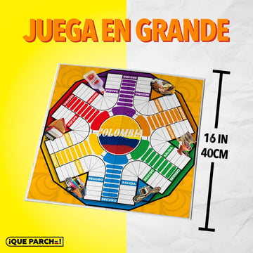 PAP Products PARQUES MAGNÉTICO Colombiano para 2 a 6 Jugadores Colombian Parques Board Game, Parcheesi Board Game, Juegos De Mesa para Adultos