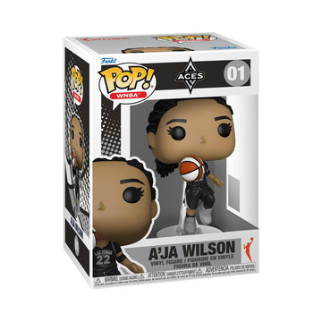 Funko Pop! WNBA: Las Vegas Aces - A'ja Wilson - WNBA Players - Collectable Vinyl Figure - Gift Idea - Official Merchandise - Toys for Kids & Adults