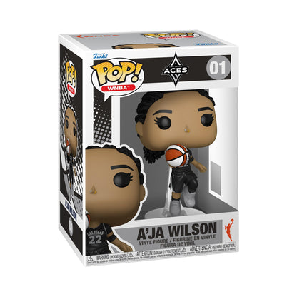 Funko Pop! WNBA: Las Vegas Aces - A'ja Wilson - WNBA Players - Collectable Vinyl Figure - Gift Idea - Official Merchandise - Toys for Kids & Adults