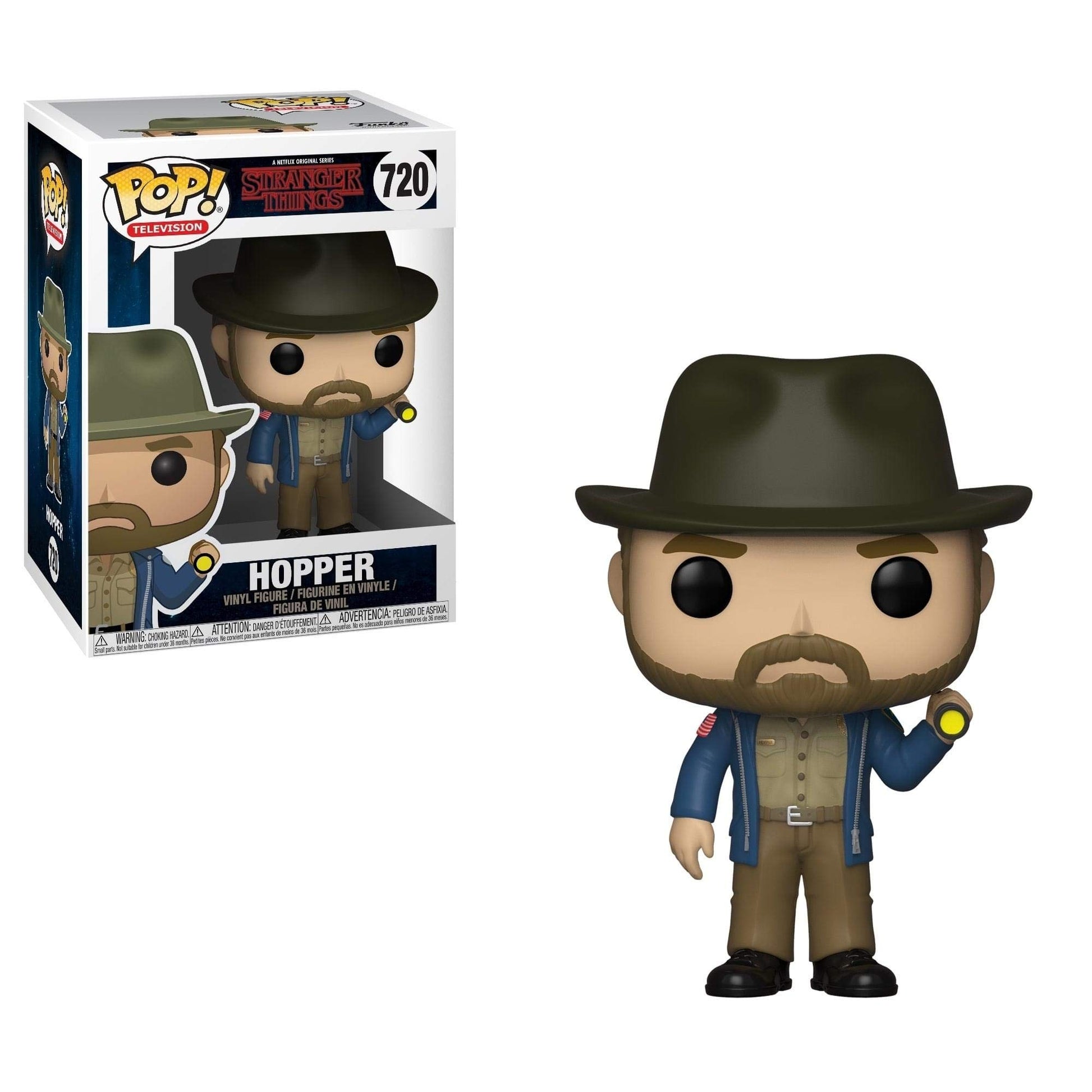 Funko 34019 Pop! Television: Stranger ThingsHopper with Flashlight, Standard, Multicolor