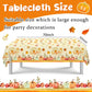 Little Pumpkin Baby Shower Decorations 3Pcs Little Pumpkin is On The Way Tablecloths Fall Theme Disposable Plastic Rectangle Table Covers for Autumn