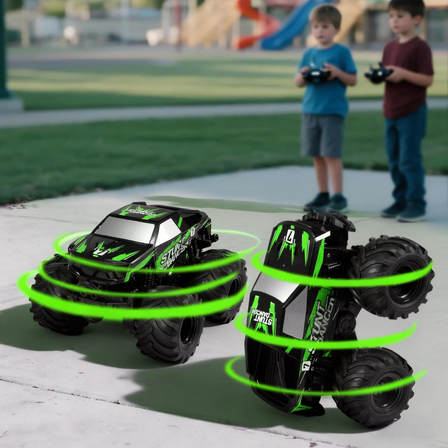 Ufilni 1:24 Waterproof Monster Truck Toys RC Cars: Amphibious Remote Control Car Trucks 4WD All Terrain Off-Road Pickup Toy for 6 7 8 9 10 11 12 Year