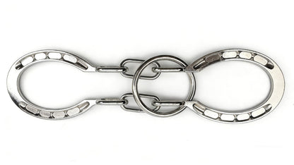 MAGIKON Traditional Brain Teaser, Classical Metal Horseshoe Puzzle Silver