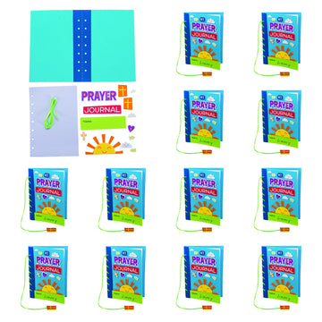 Fun Express Prayer Journal Craft Kit for Kids - DIY Journaling Supplies & Arts and Crafts for Kids Ages 8-12 | Sunday School Crafts & Bible Crafts |