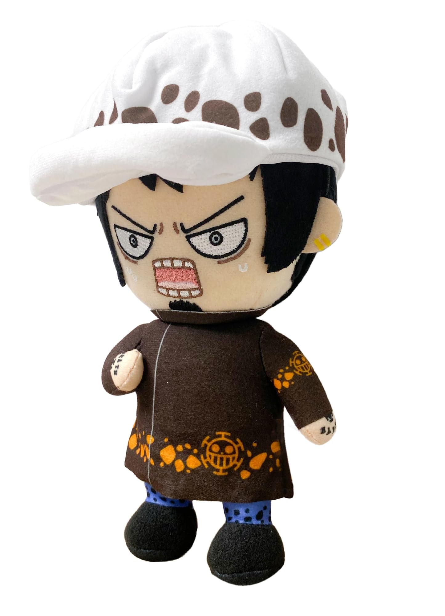 Great Eastern Entertainment One Piece - Trafalgar D. Water Law (Face Changing) Plush 8" H