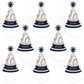 Big Dot of Happiness Batter Up - Baseball Cone Happy Birthday Party Hats for Kids and Adults Set 8 (Standard Size)