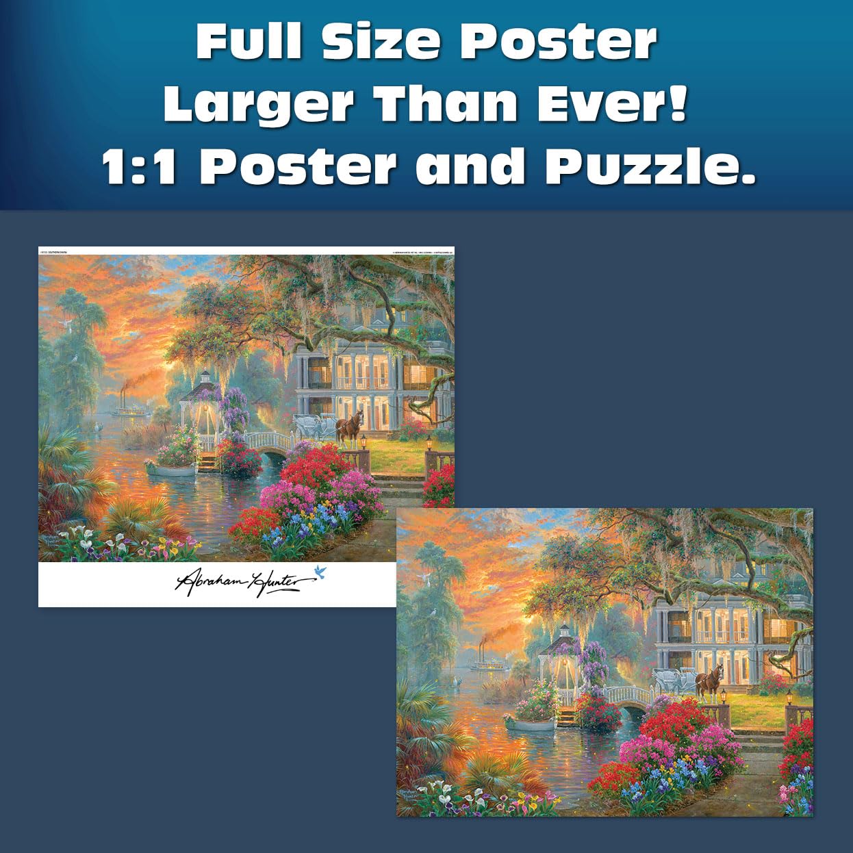 Buffalo Games - Abraham Hunter - Southern Charm - 1000 Piece Puzzle