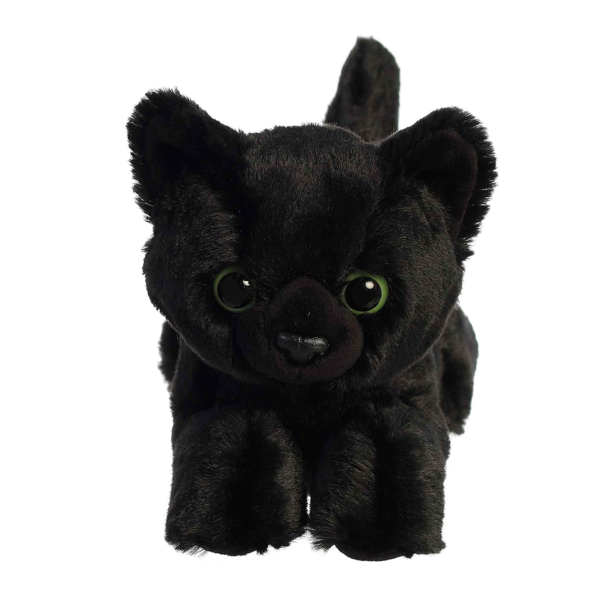 Aurora® Adorable Mini Flopsie™ Twilight Cat™ Stuffed Animal - Mini Companions Ready for Playful Adventures - for Kids All Ages, Toddlers, Adults,