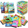 teytoy My First Soft Book,Nontoxic Fabric Baby Cloth Books Early Education Toys Activity Crinkle Cloth Book for Toddler, Infants and Kids Perfect