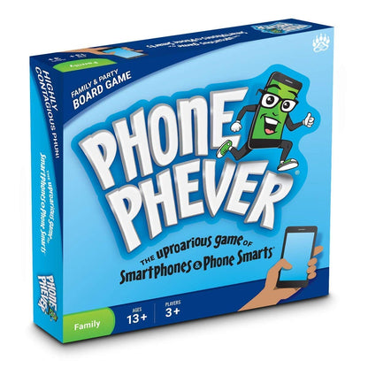 Phone Phever Board Game - New Fun Fast-Paced Family-Friendly Party Board Game - It's a Phonetastic Race to Answer Fascinating Trivia Questions