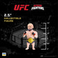 P.M.I. UFC 2.5-Inch Collectible Figures 8-Pack Deluxe Box - Includes 8 Fighters with Accessories, Realistic Poses, and Officially Licensed UFC