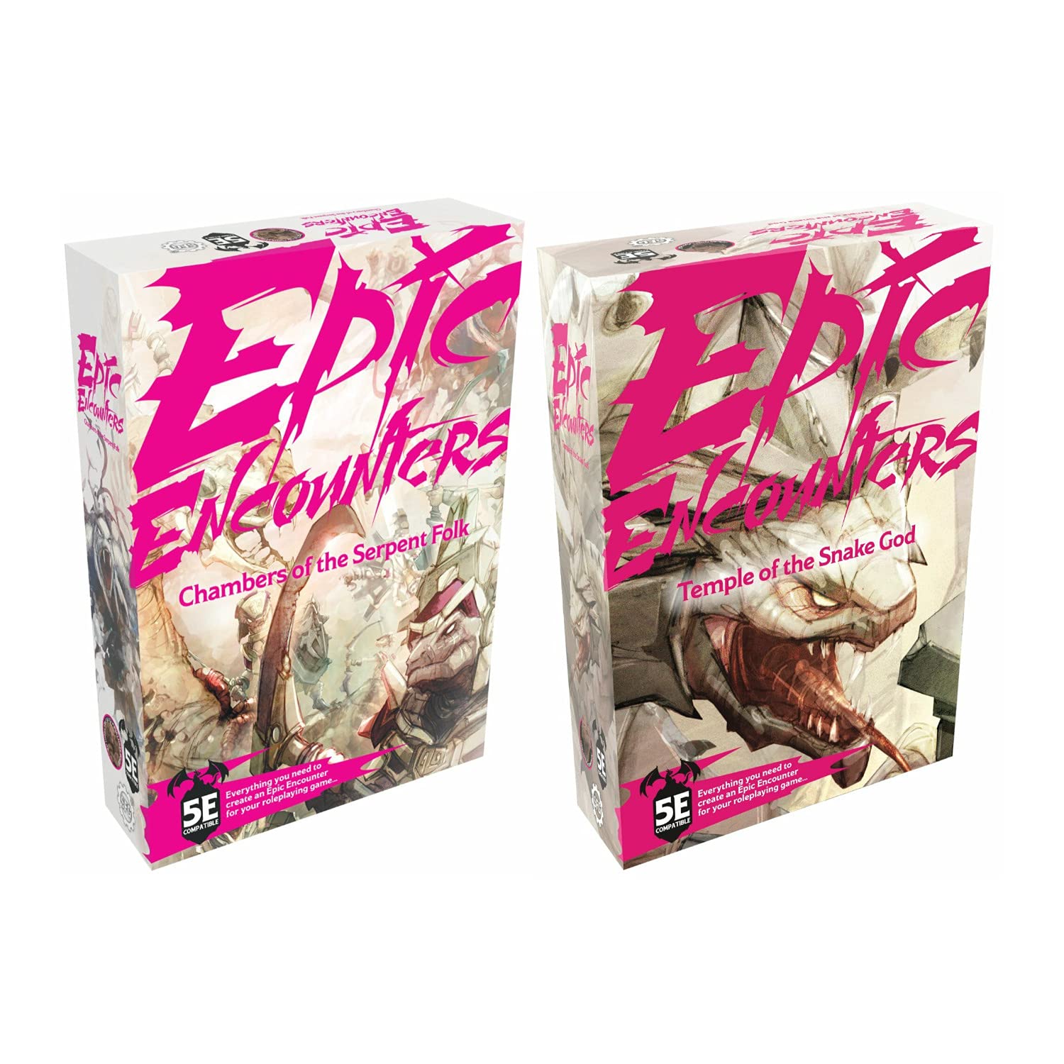 Steam Forged Games Epic Encounters Temple of The Snake God and Chambers of The Serpant Folk Bundle (2 Items)
