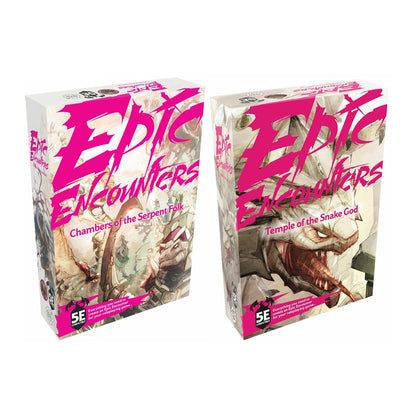 Steam Forged Games Epic Encounters Temple of The Snake God and Chambers of The Serpant Folk Bundle (2 Items)