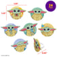 STAR WARS The Mandalorian Cupcake Rings | 24 | STAR WARS The Mandalorian Cake Toppers Featuring Grogu, Shaped Rings, Food Safe - 24 Pack