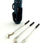 Melody Jane Dolls Houses Dollhouse Miniature 1:12 Scale Blue Golf Bag with 3 Clubs #G8032b