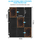 1080 Pockets Baseball Card Sleeves, JIQEZNL Premium 9 Pocket Card Sleeves Binder Sheets for 3 Ring Binder, Double Side Trading Card Protector Pages