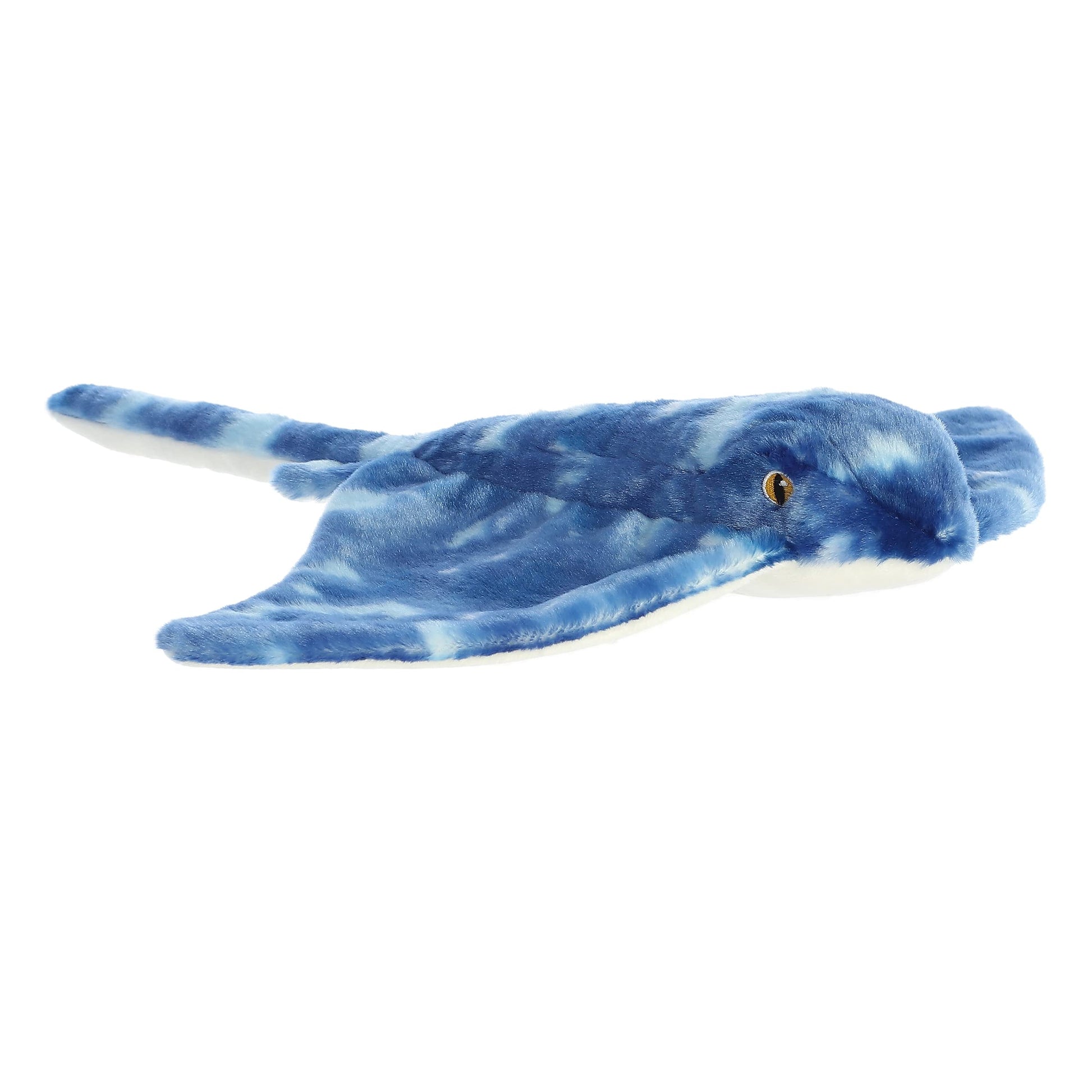 Aurora Adventurous Destination Nation Stingray Stuffed Animal - Global Exploration - Learning Fun - Blue 19 Inches