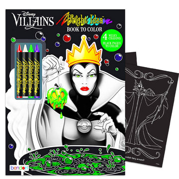 Disney Villains Coloring and Activity Book Set with Stickers