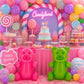4E's Novelty Huge 3ft Inflatable Gummy Bears - 2 Pack 36" Giant Inflatable Gummy Bear Party Decor Party Pool Toys for Kids, for Candyland Birthday
