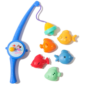 Ms. Rachel Official Counting Fishes Playset with 5 Floatable Toy Fish, Educational Toys & Toddler Toys for Girls & Boys Ages 2-3+ Years