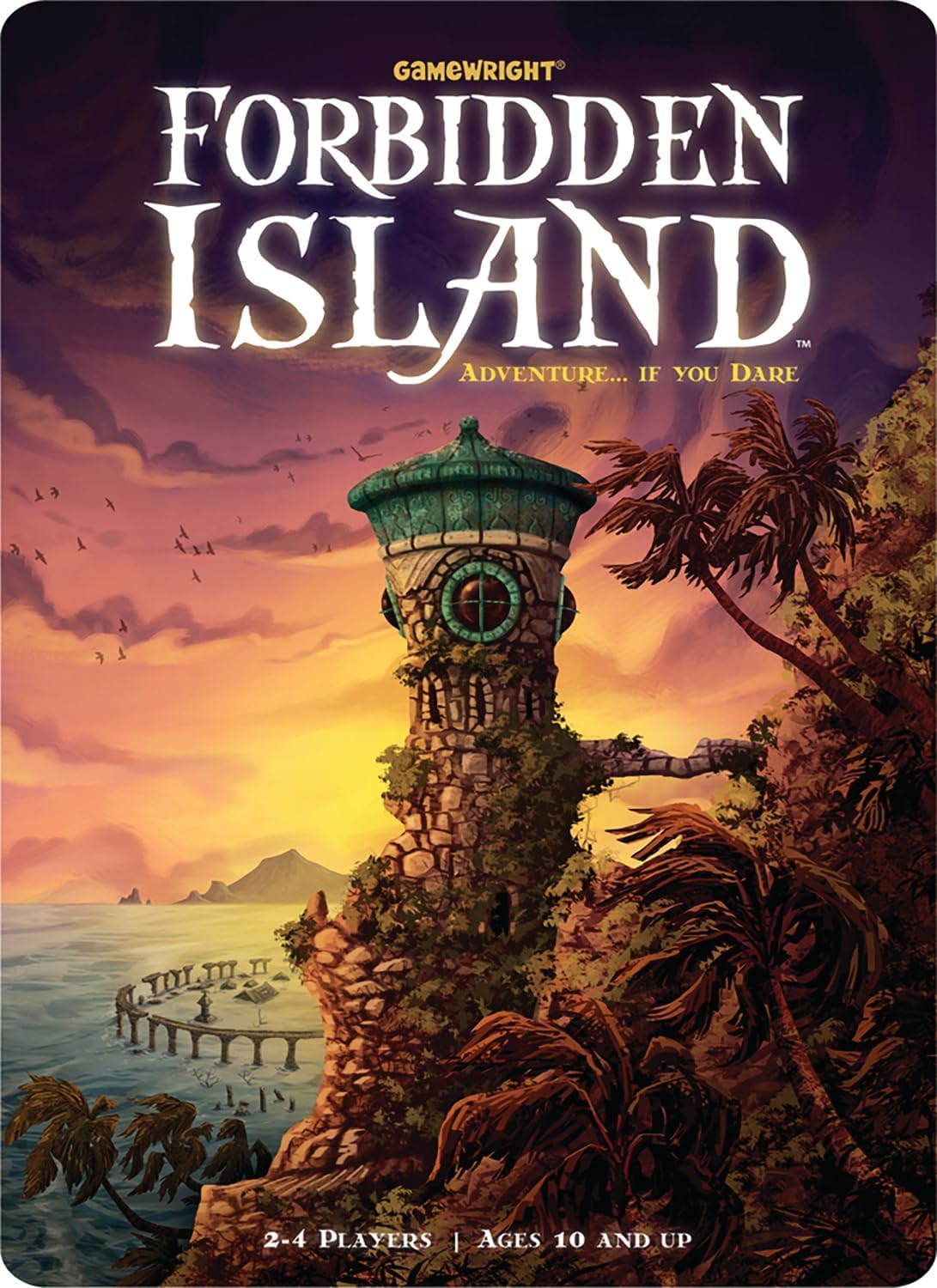 Gamewright Forbidden Island - The Cooperative Strategy Survival Island Board Game