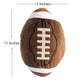 CHORONMO Football Plush Pillow Fluffy Durable Football Pillows Stuffed Football Throw Pillow Soft Sports Ball Interactive Football Creative Room Decor