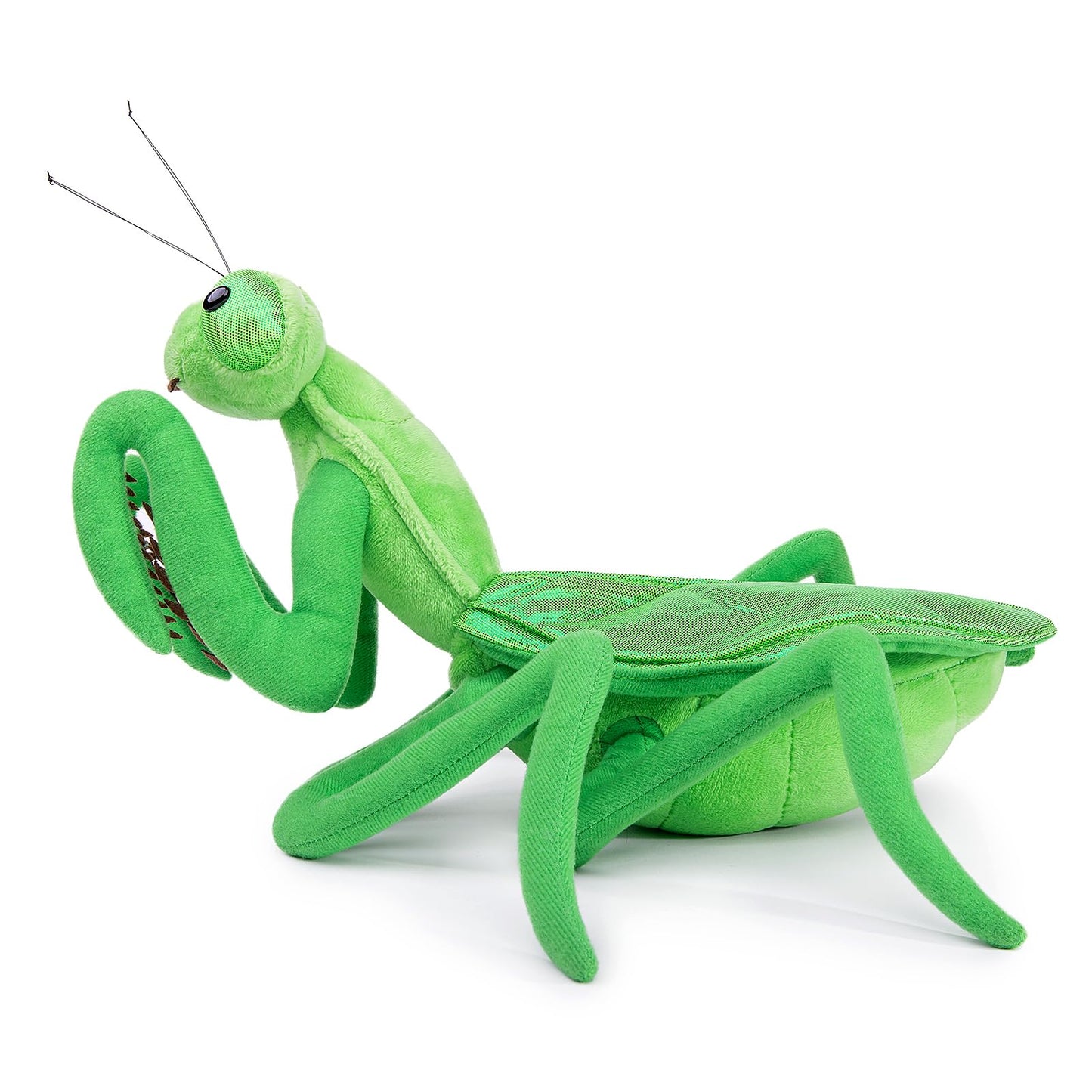 Tiny Heart 12" Green Praying Mantis Plush Toy, Cute Realistic Insect Stuffed Animal Plushies, Soft Huge Bug Cuddly Pillow for Kids Boys Girls, Insect